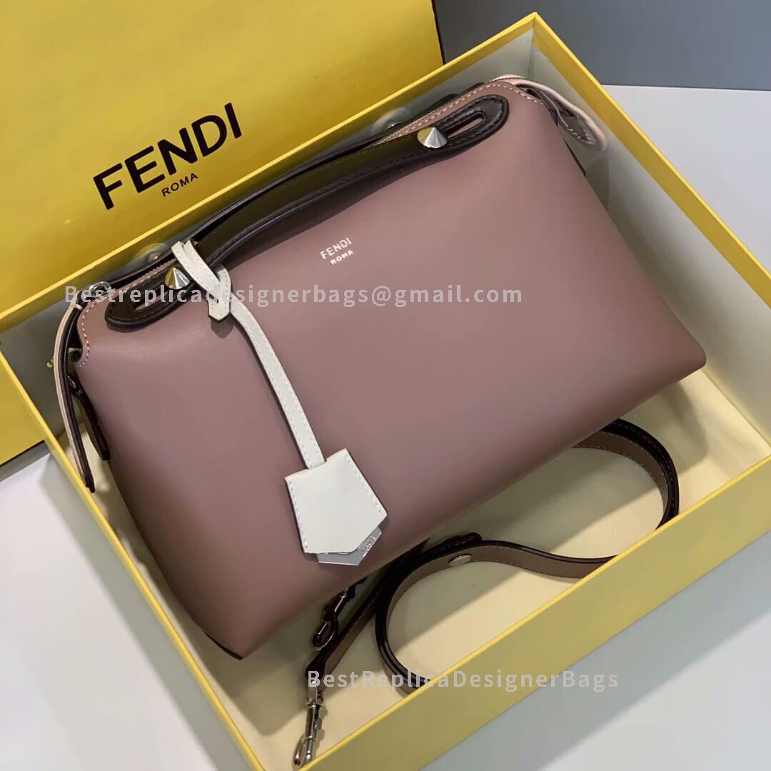 Fendi By The Way Medium Pink Leather Boston Bag 149